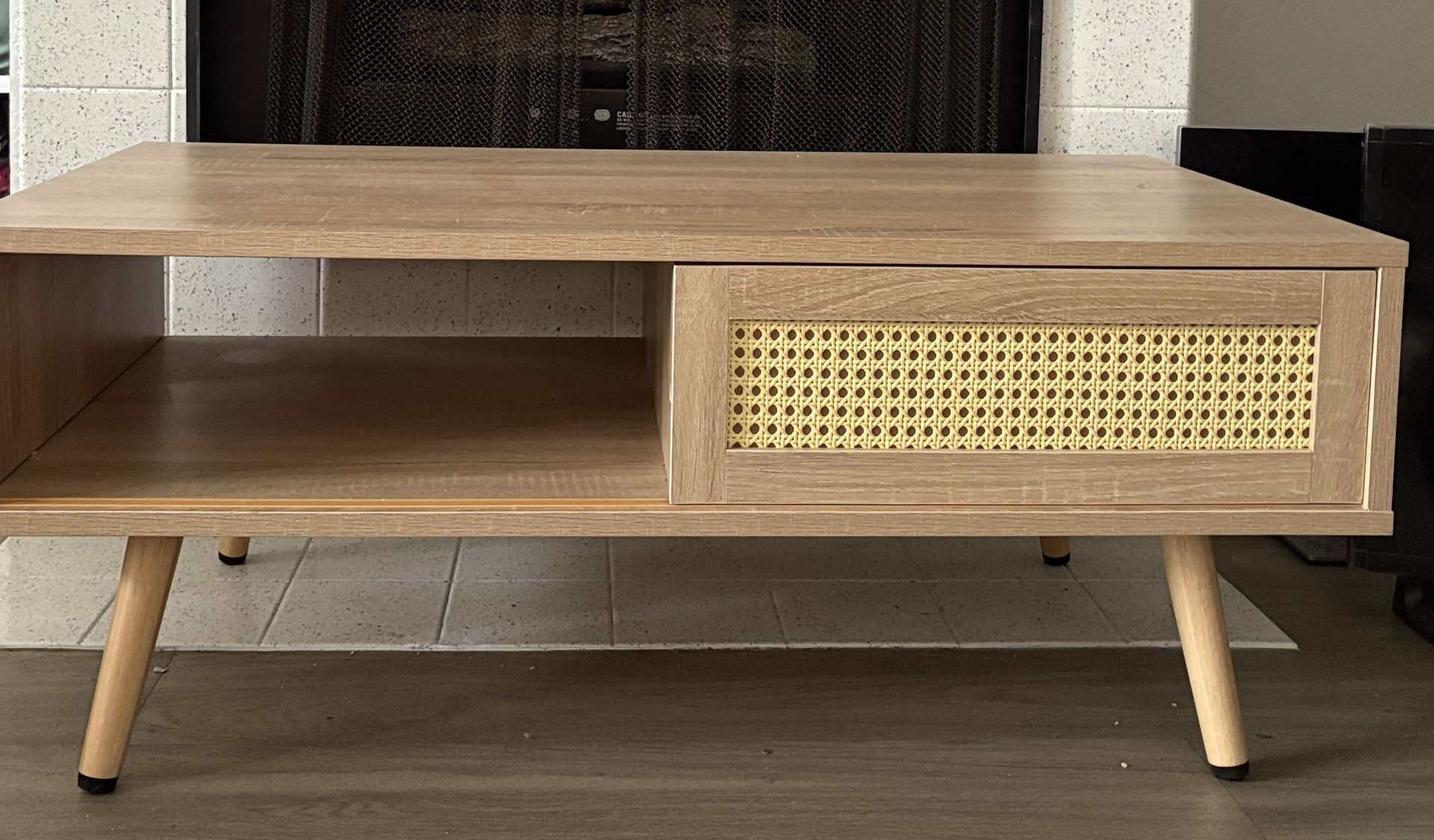 Tv Table (42”x21”) with storage