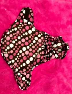 Polka Dot fleece dog vest