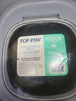 Top Paw Collapsible Pet Food Storage Container - $10