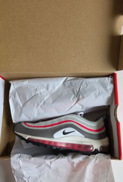 Nike Air Max 97 GS 'White Flat Pewter' Size 5Y