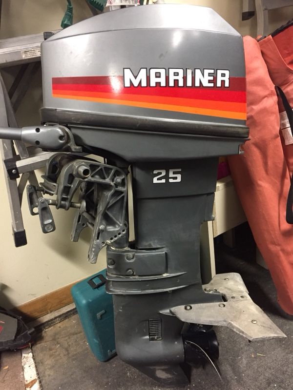 1988 Mariner Outboard 25hp Short Shaft Tiller for Sale in Ottawa, IL