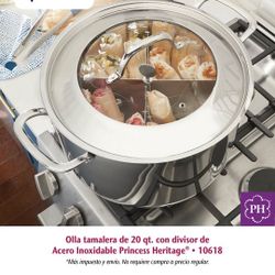 Princess House 20qt With Divider 