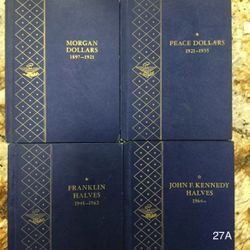 Vintage Whitman Coin Collector Folders