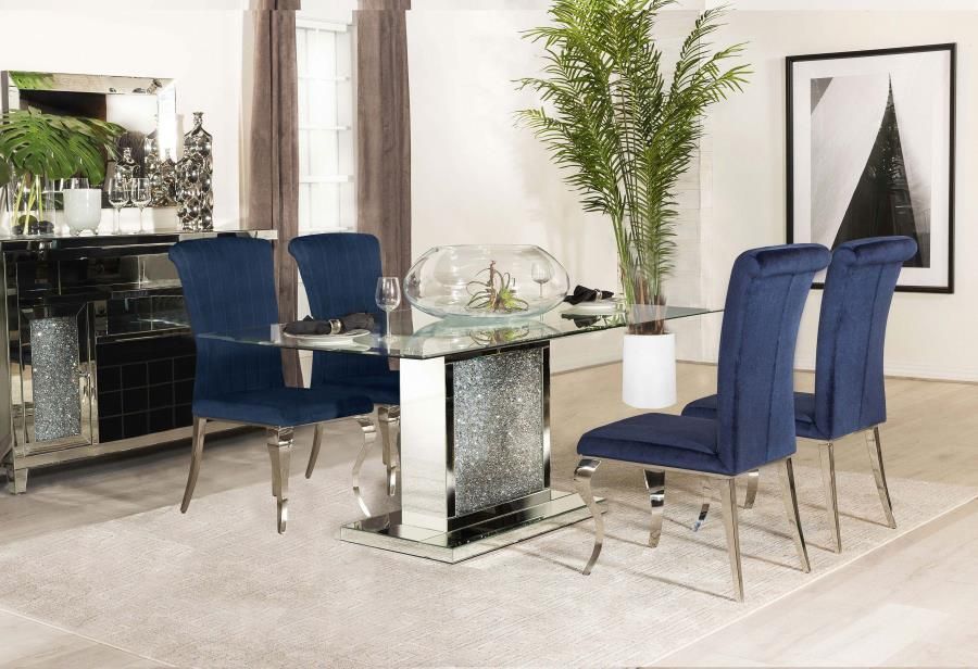Mirror w/ LED Dinning Set