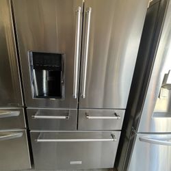 Kitchen Aid Refrigerator 5 Door Stainless Steel