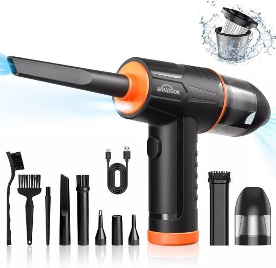 Car Vacuum Cleaner Cordless Handheld
- Powerful T9 Rechargeable Duster with
Attachments