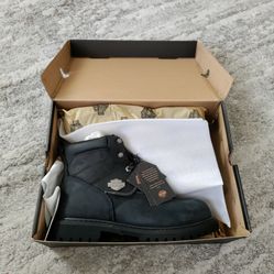 Sports & Outdoors Harley-Davidson Men's Gavern Waterproof Black Work Boots. Nice