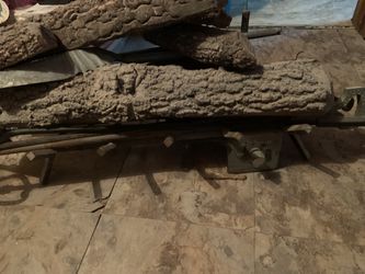 Propane Fireplace Log Set And Blower