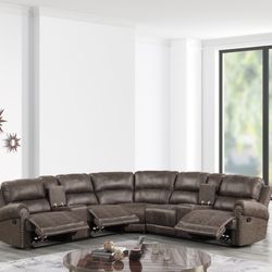 Oversized Recliner Sectional 