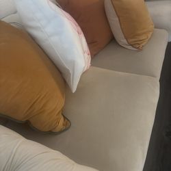 – Super Comfortable, Like New Velvet Sofa 
