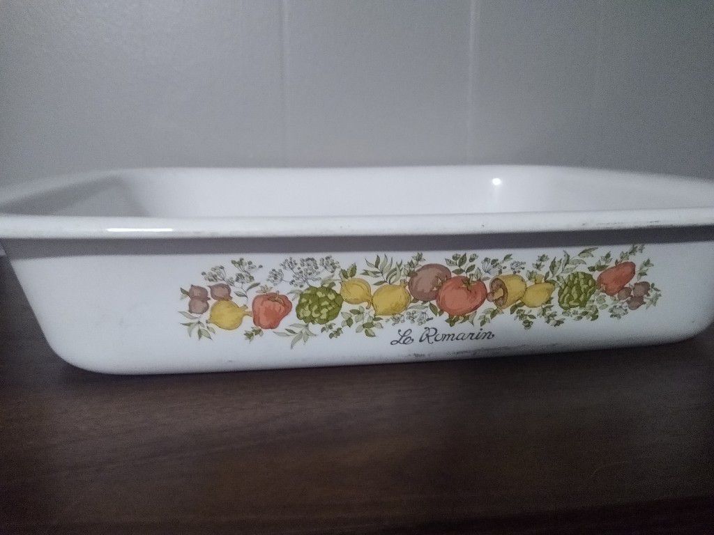 +VTG Corning Ware Spice of Life A-21 Dish+