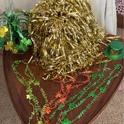 Collection Of St. Patrick’s Day Party  Decorations The Including A “Pot Of Gold”!