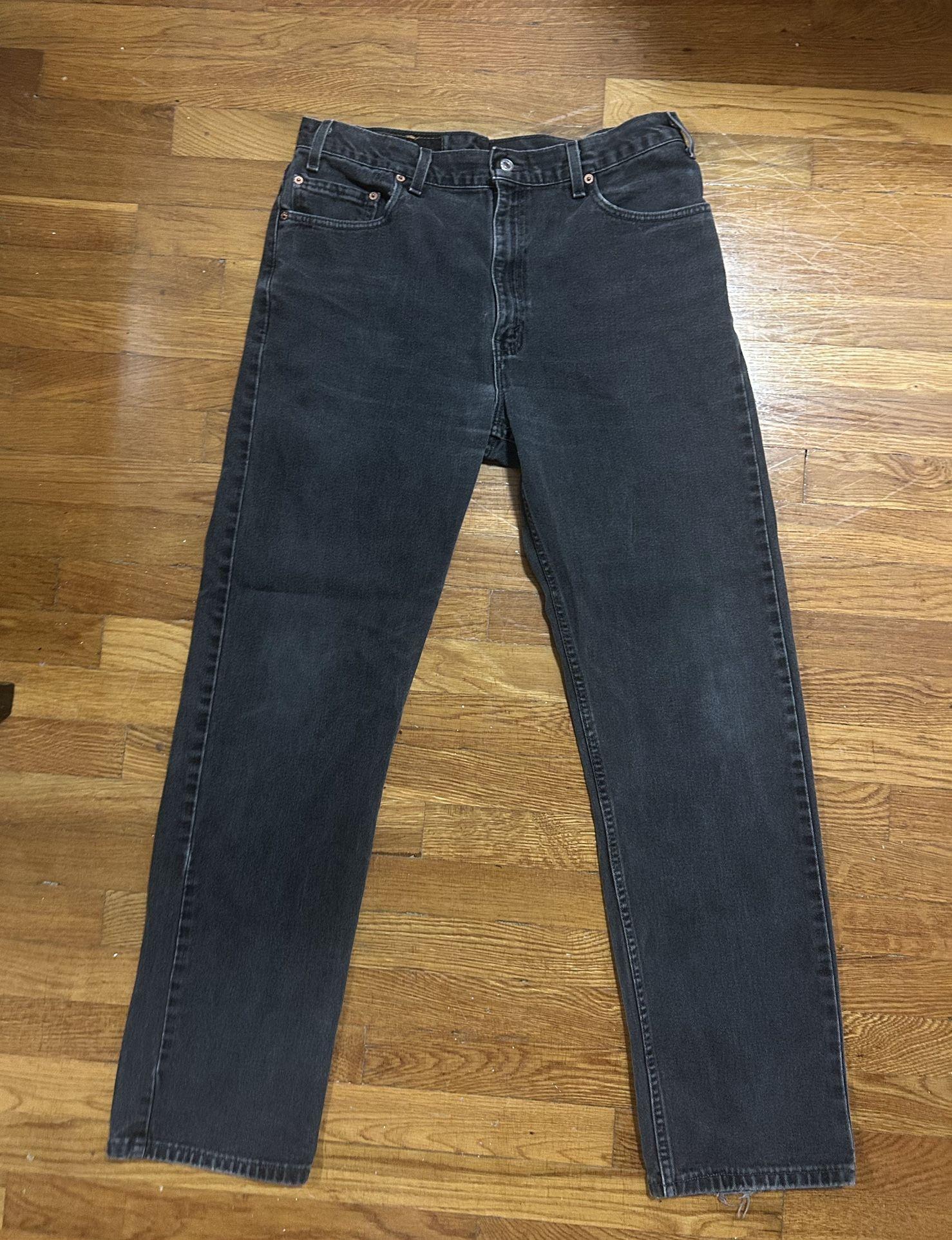 Vintage Levi’s 505 Black Jeans W36 L34 – Made in USA Straight Leg Y2K Denim
