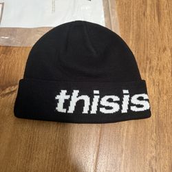 Brand New ThisIsNeverThat HSP-Logo Big Cuff Beanie