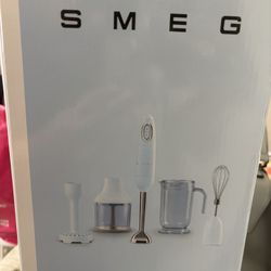 Black Smeg  Electric Hand Mixer Blender Set 