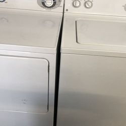 GE Top Loader Set Washer And Dryer