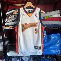 Warriors Baron Davis Jersey🔥 size Medium in Kids for $50‼️‼️