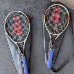 Dynasty 697 Tennis Rackets With Cases (2)