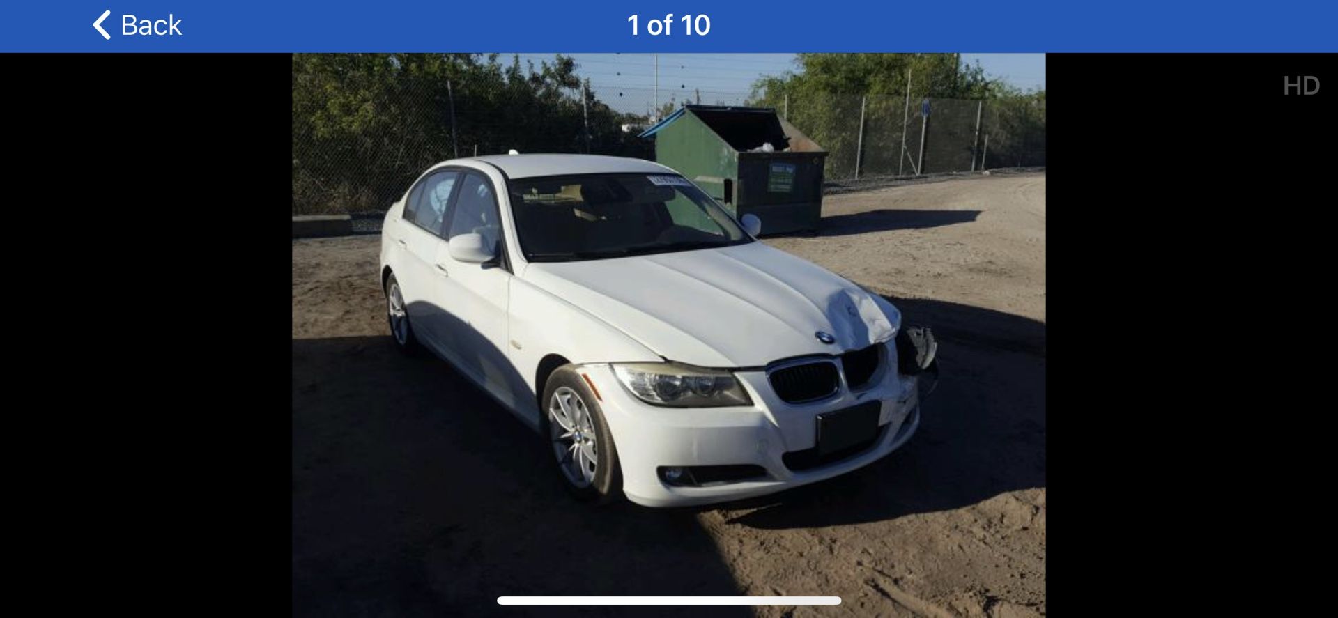 Bmw 328i 2011 parts