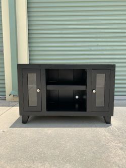 Black TV Stand Media Console