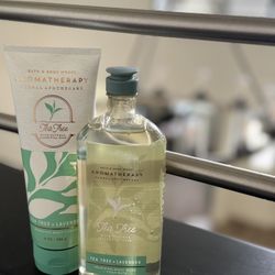BATH & BODY WORKS tea tree aromatherapy body set