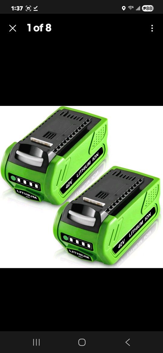 Greenworks Lithium Battery 
