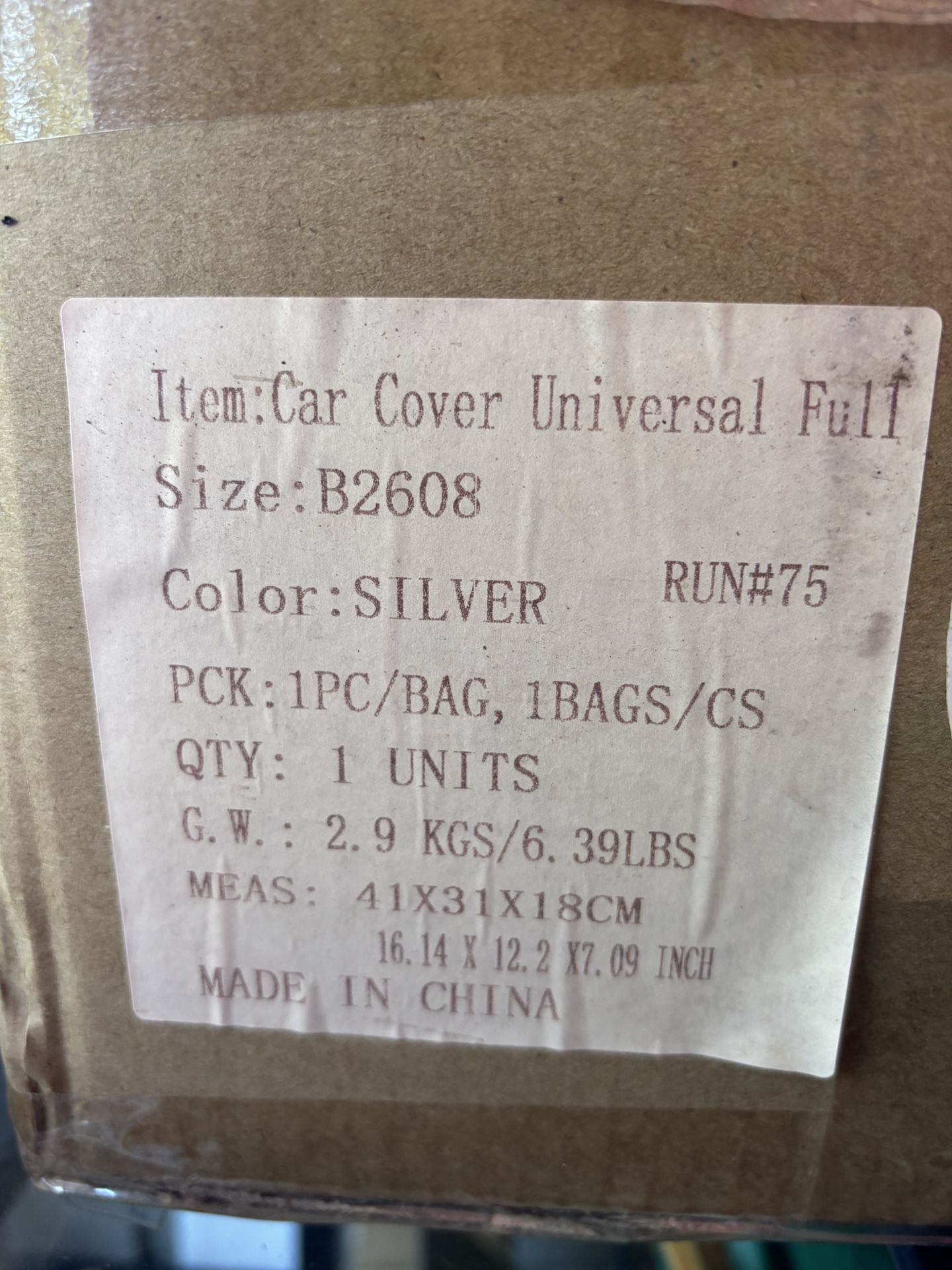 Car Cover Universal Full Size