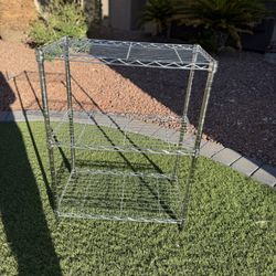 3 tier metal shelving