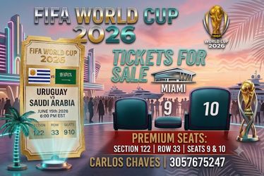Uruguay vs Saudi Arabia WC 2026 550 Each