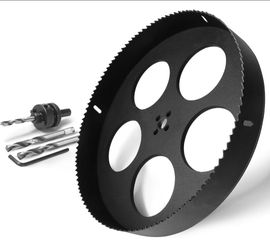 11"in Bi-Metal Heavy-Duty Hole Saw for Wood, 1/2" Hex Shank Arbor