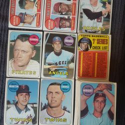 1969 TOPPS BASEBALL CARDS LEADERS ROOKIES  YAZ  MORE