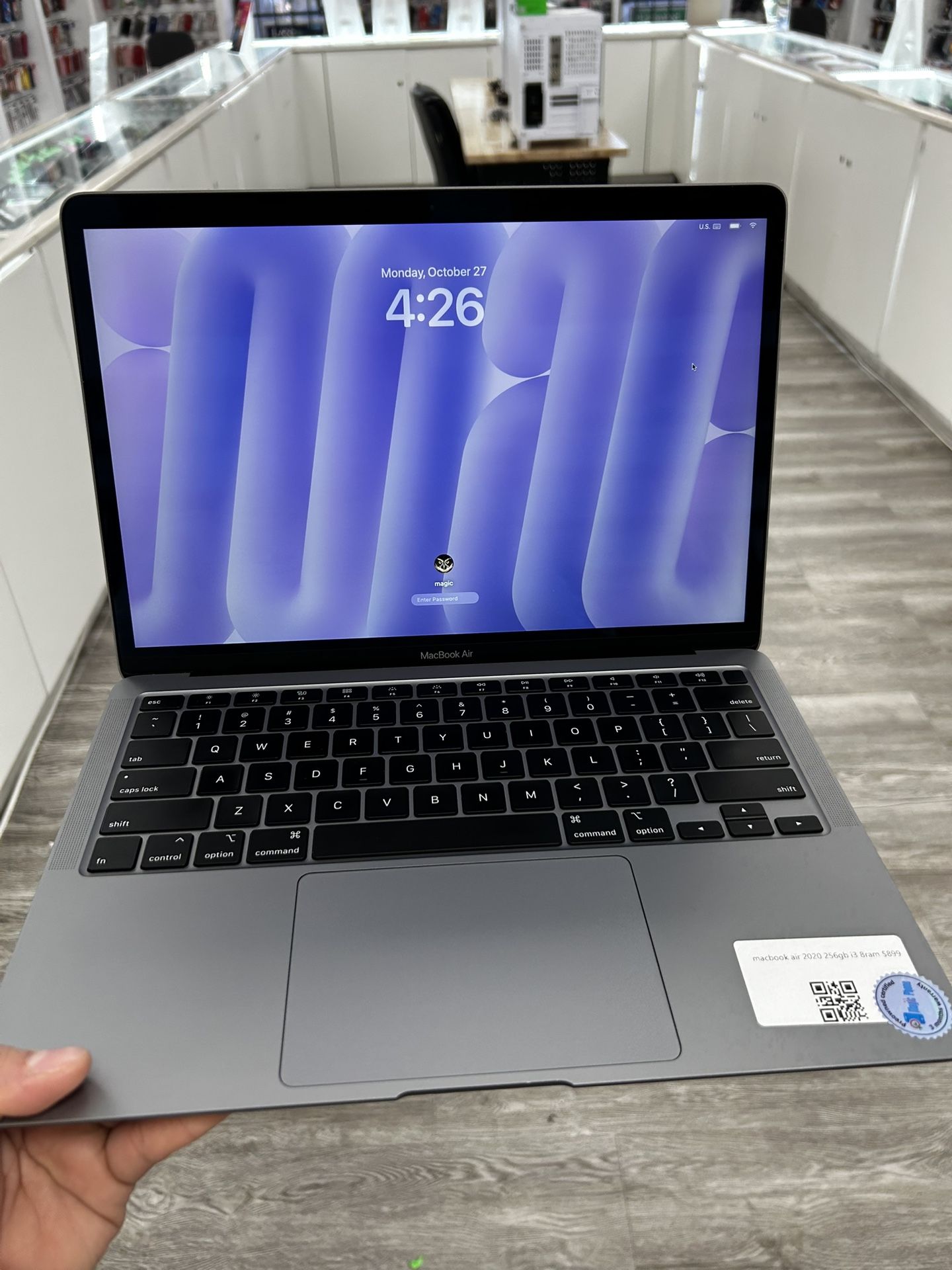 MacBook Air 2020 256gb I3 8gb Ram