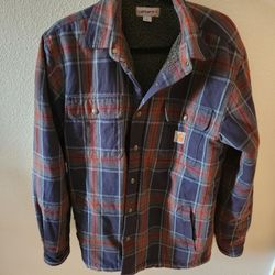 Mens Carharrt Sherpa Shirt Jac