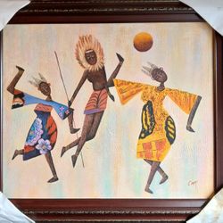 African Dances Painting 