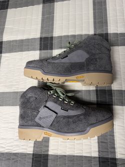 Brand New size 7.5 Timberland GORE-TEX Vibram grey suede GTX field boots