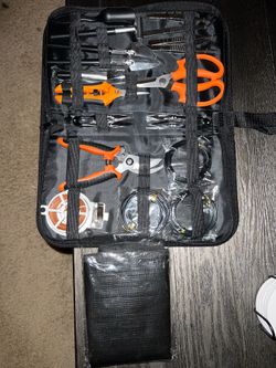 Garden tool set and 4 quarts bonsai soil mix