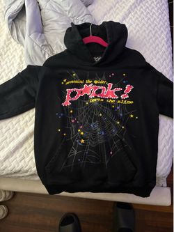 Pink Spider Hoodie