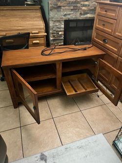 2 cabinets and one coffee table hutch
