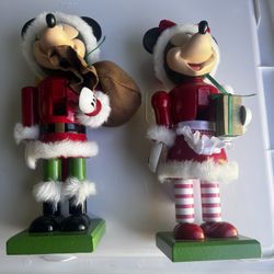 Micky And Minnie Mouse Nut Crackers