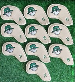 Malbon Golf Iron Covers 10 Piece