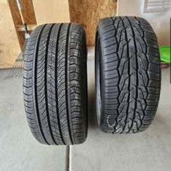 One Toyo brand tire. One Continental Tire 245/40/19