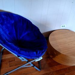 Table And Relaxing Chair