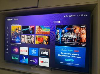 55 INCHES SMART SAMSUNG TV WITH REMOTE CONTROL