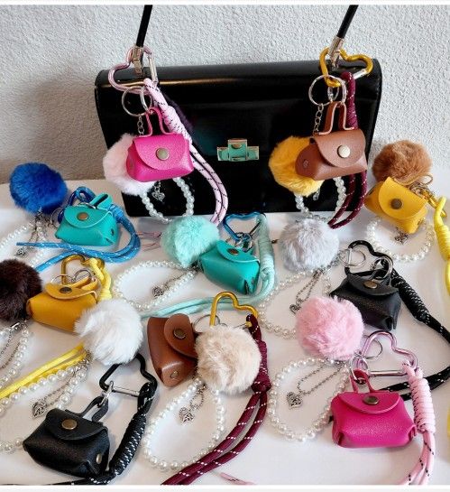 BUY 2 GET 1 FREE Keychain Set Bag Charm Purse Accessory Detachable