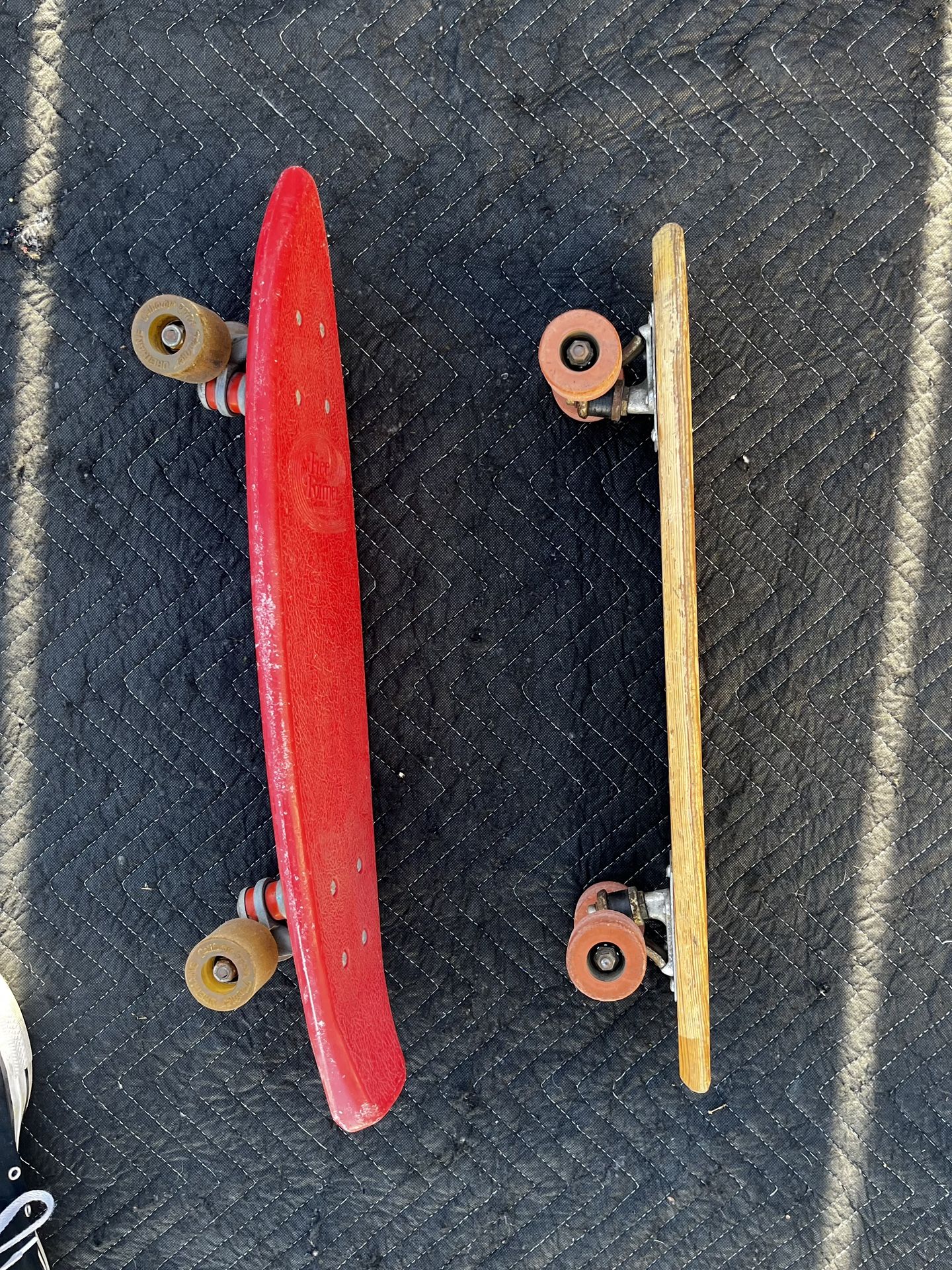 Vintage Nash Goofy Foot And California Free Former Skateboards 