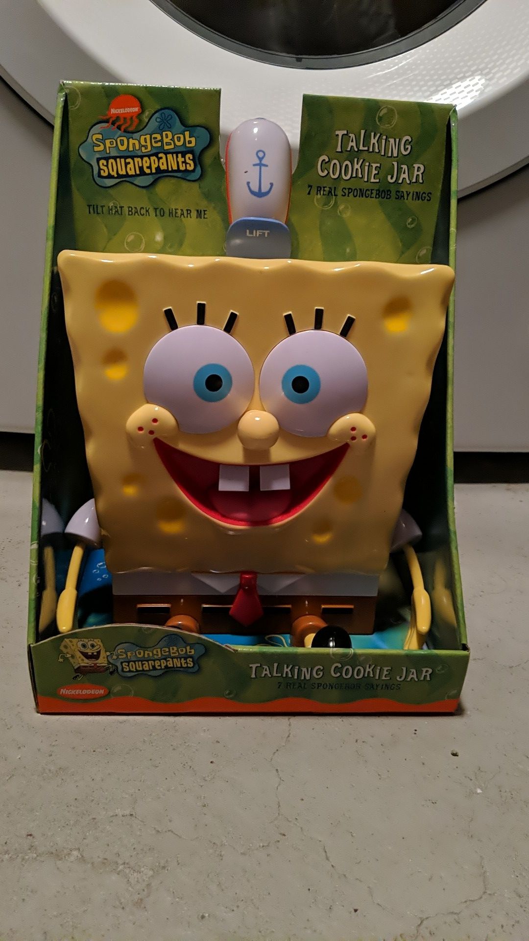 Spongebob talking cookie jar