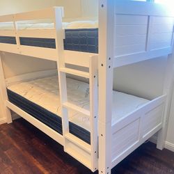 Litera Twin Size Nueva En Caja Incluye Colchones