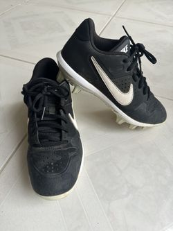 Baseball Cleats Black/white