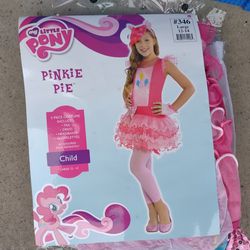 My Little Pony 5pc Pinkie Pie Deluxe Full Costume Tween Child Large 12-14