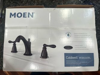 New in sealed box Moen Caldwell Faucet WS84440BL
